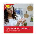 Command General Purpose Hooks, Large, 5 lb Cap, White, 1 Hook and 2 Strips/Pack