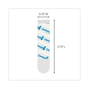 Command Refill Strips, Removable, Holds Up to 2 lbs, 0.63 x 1.75, Clear, 9/Pack