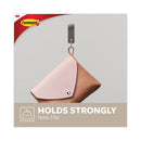 Command Decorative Hooks, Medium, Brushed Nickel, 2 Hook and 4 Strips/Pack