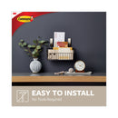 Command Decorative Hooks, Medium, Brushed Nickel, 2 Hook and 4 Strips/Pack