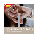 Command Decorative Hooks, Medium, Matte Black, 2 Hook and 4 Strips/Pack