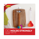 Command General Purpose Wire Hooks, Medium, 3 b Cap, White, 2 Hooks and 4 Strips/Pack
