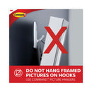 Command General Purpose Wire Hooks, Medium, 3 b Cap, White, 2 Hooks and 4 Strips/Pack