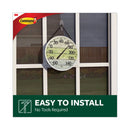 Command All Weather Hooks and Strips, Plastic, Medium, 2 Hooks and 4 Strips/Pack