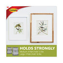 Command Picture Hanging Strips, Value Pack, Removable, (8) Large 0.63 x 3.63 Pairs, (4) Medium 0.5 x 2.75 Pairs, White