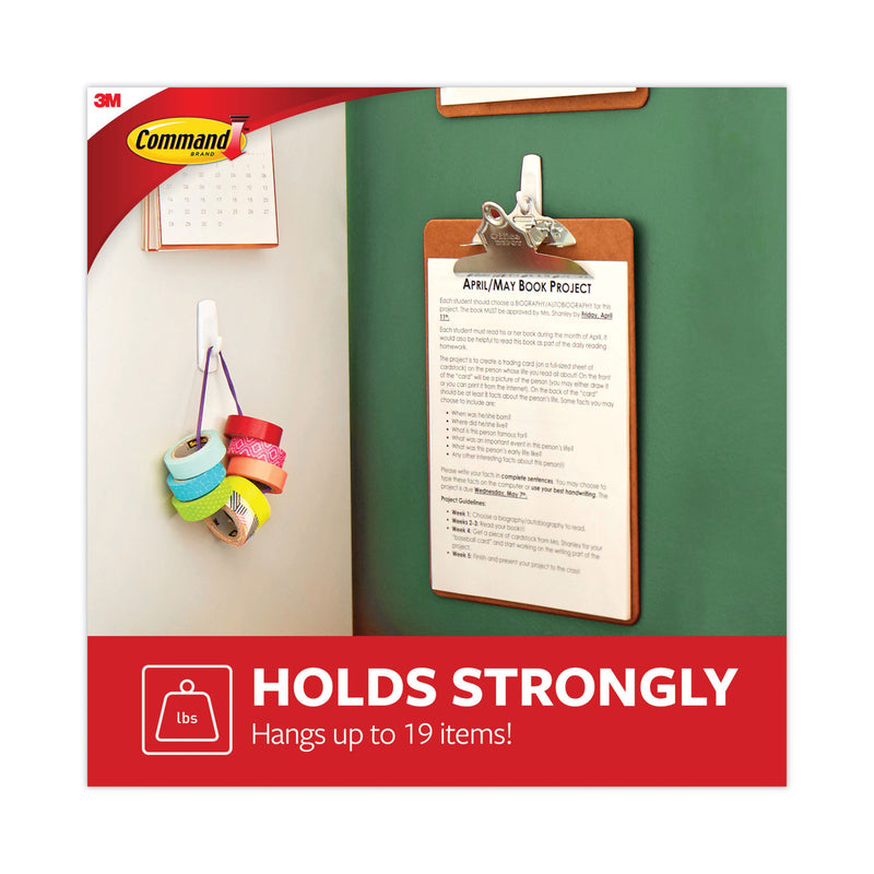 Command General Purpose Hooks, Variety Pack, Assorted Sizes, 54 Pieces/Pack