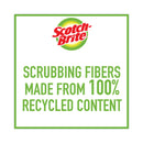 Scotch-Brite Non-Scratch Scour Pads, Size 3 x 6, Blue, 10/Carton