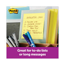 Post-it Pop-up Note Dispenser/Value Pack, For 4 x 4 Pads, Black/Clear, Includes (3) Canary Yellow Super Sticky Pop-up Pad