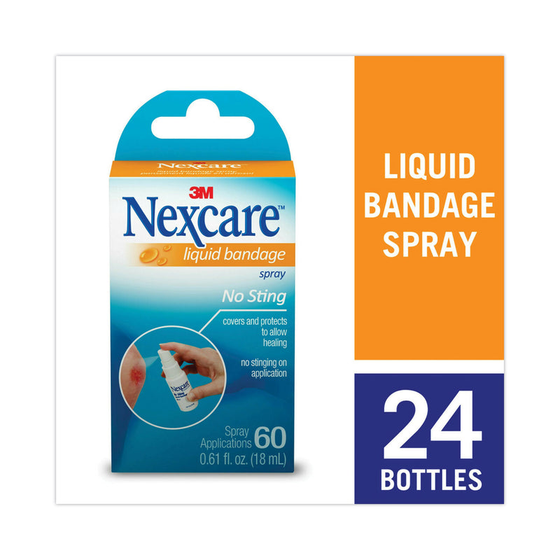 3M Nexcare No-Sting Liquid Bandage Spray, 0.61 oz