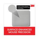 3M Precise Mouse Pad with Nonskid Back, 9 x 8, Bitmap Design