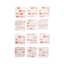 Scotch Extreme Fasteners, 1" x 1", White, 6/Pack