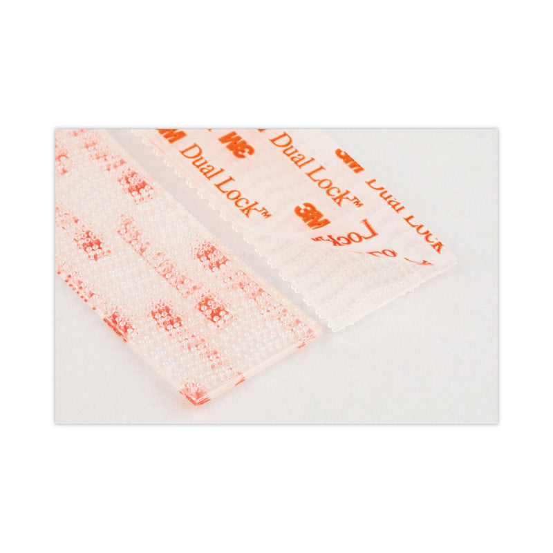 Scotch Extreme Fasteners, 1" x 3", Clear, 2/Pack