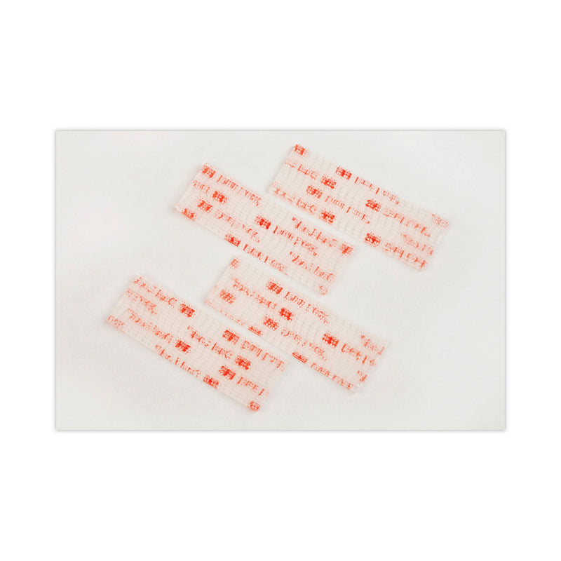 Scotch Extreme Fasteners, 1" x 3", Clear, 2/Pack