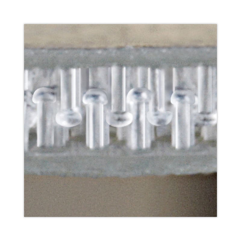 Scotch Outdoor Fasteners, 0.88" x 0.88", Clear, 6/Pack