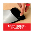 3M Antimicrobial Gel Small Mouse Pad with Wrist Rest, 7 x 2.37, Black