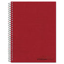 National Three-Subject Wirebound Notebook, Pocket Dividers, Medium/College Rule, Randomly Assorted Covers, 9.5 x 6.38, 120 Sheets