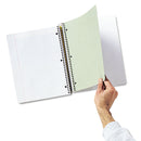 National Three-Subject Wirebound Notebook, Pocket Dividers, Medium/College Rule, Randomly Assorted Covers, 9.5 x 6.38, 120 Sheets