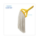 Boardwalk Premium Cut-End Wet Mop Heads, Rayon, 24oz, White, 12/Carton