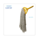 Boardwalk Mop Head, Premium Standard Head, Cotton Fiber, 32oz, White, 12/Carton