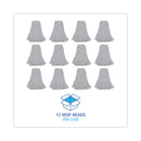 Boardwalk Mop Head, Premium Standard Head, Rayon Fiber, 32oz, White, 12/Carton