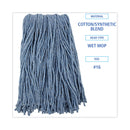 Boardwalk Mop Head, Standard Head, Cotton/Synthetic Fiber, Cut-End,