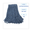 Boardwalk Mop Head, Standard Head, Cotton/Synthetic Fiber, Cut-End,