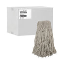Boardwalk Cut-End Wet Mop Head, Cotton, No. 32, White, 12/Carton