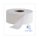 Boardwalk Jumbo Roll Bathroom Tissue, Septic Safe, 2-Ply, White, 3.4" x 1,000 ft, 12 Rolls/Carton