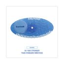 Boardwalk Curve Air Freshener, Cotton Blossom, Solid, Blue, 10/Box