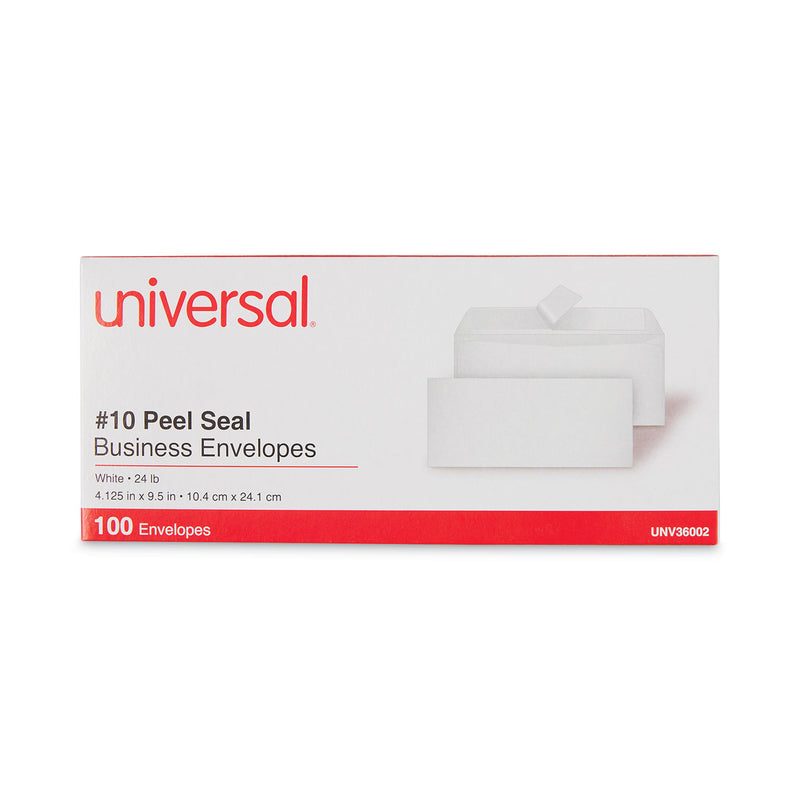 Universal Peel Seal Strip Business Envelope,