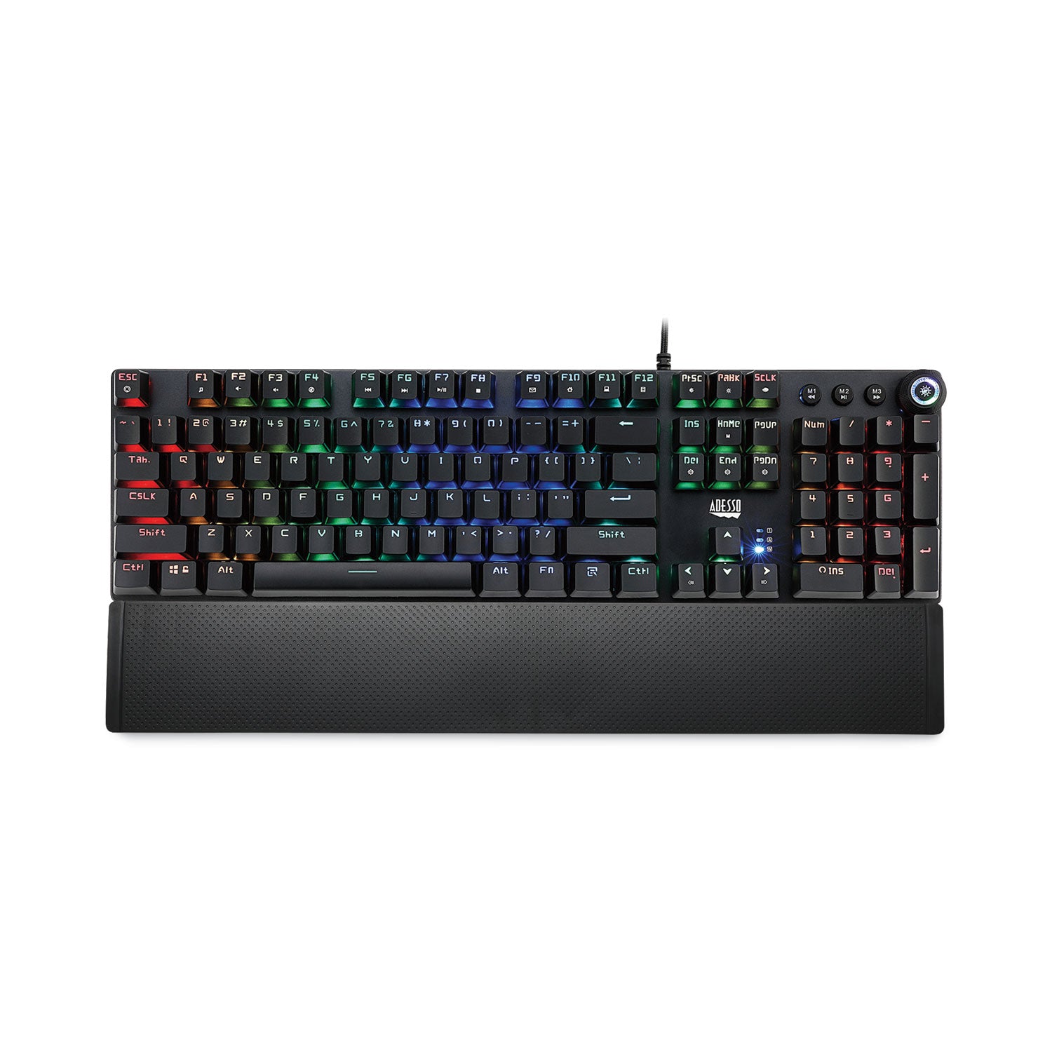 RGB Programmable Mechanical Gaming Keyboard with Detachable Magnetic ...