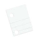 Pacon Composition Paper, 5-Hole, 8 x 10.5, Wide/Legal Rule, 500/Pack