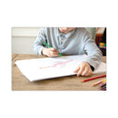 Pacon White Drawing Paper, 47 lb Text Weight, 12 x 18, Pure White, 500/Ream