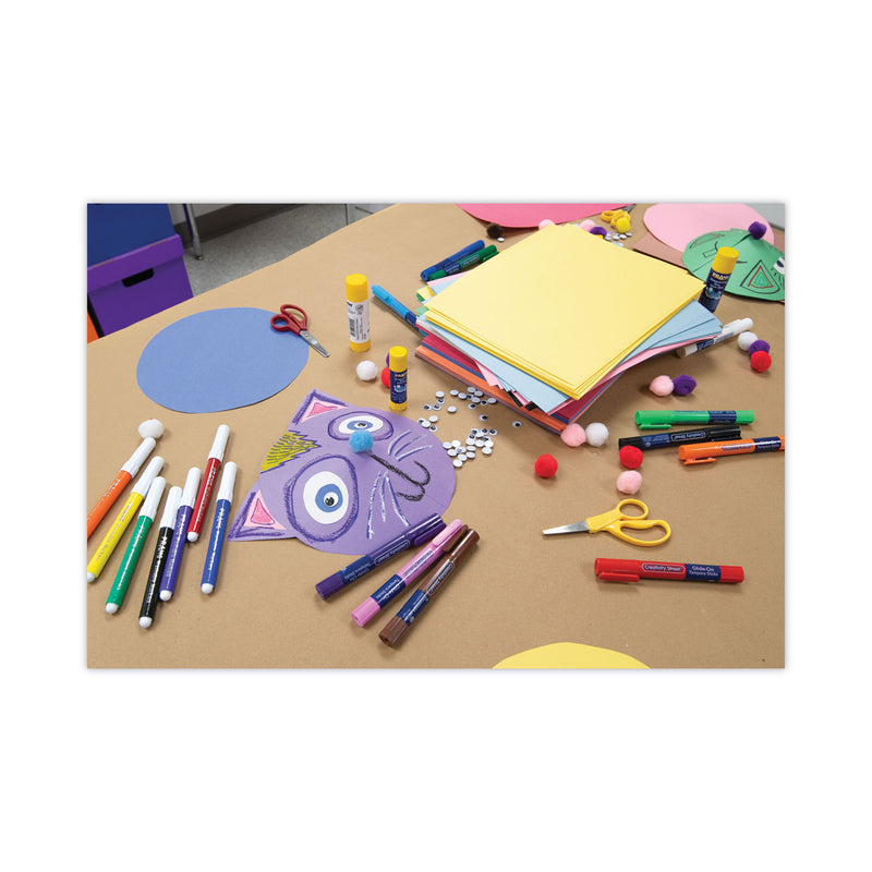 Prang SunWorks Construction Paper, 50 lb Text Weight, 12 x 18, Assorted, 50/Pack