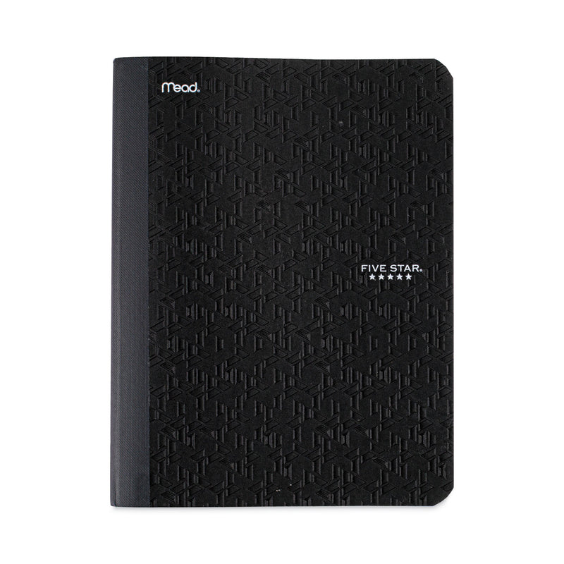 Five Star Composition Book, Medium/College Rule, Randomly Assorted Covers (Black/Blue/Green/Red/Yellow), 9.75 x 7.5, 100 Sheets