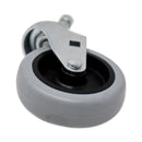 Rubbermaid Mop Bucket/Wringer Replacement Caster, Grip Ring Type C Stem, 3" Wheel, Gray/Silver