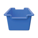deflecto Antimicrobial Rectangle Storage Bin, Blue