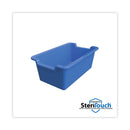 deflecto Antimicrobial Rectangle Storage Bin, Blue