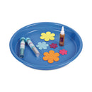 deflecto Little Artist's Antimicrobial Craft Tray, 13" Dia., Blue