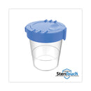 deflecto Antimicrobial No Spill Paint Cup, 3.46 w x 3.93 h, Blue