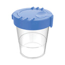 deflecto Antimicrobial No Spill Paint Cup, 3.46 w x 3.93 h, Blue