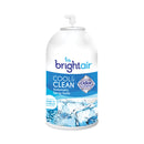 BRIGHT Air Automatic Spray Air Freshener Refill, Cool and Clean, 6.17 oz Aerosol Spray, 6/Carton