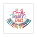 The Pencil Grip Wonder Stix, 3.75 x 0.2, Assorted Colors, 12/Pack