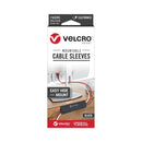 VELCRO Mountable Cable Sleeves, 4.75" X 8", Black, 2/Pack