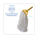 Boardwalk Mop Head, Looped, Enviro Clean With Tailband, Medium, White, 12/Carton