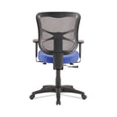 Alera Elusion Series Mesh Mid-Back Swivel/Tilt Chair, Supports Up to 275 lb, 17.9" to 21.8" Seat Height, Navy Seat