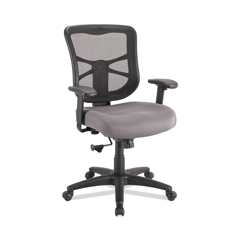 Alera Elusion Series Mesh Mid-Back Swivel/Tilt Chair, Supports Up to 275 lb, 17.9" to 21.8" Seat Height, Gray Seat