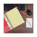 Universal Deluxe Preprinted Simulated Leather Tab Dividers with Gold Printing, 31-Tab, 1 to 31, 11 x 8.5, Buff, 1 Set