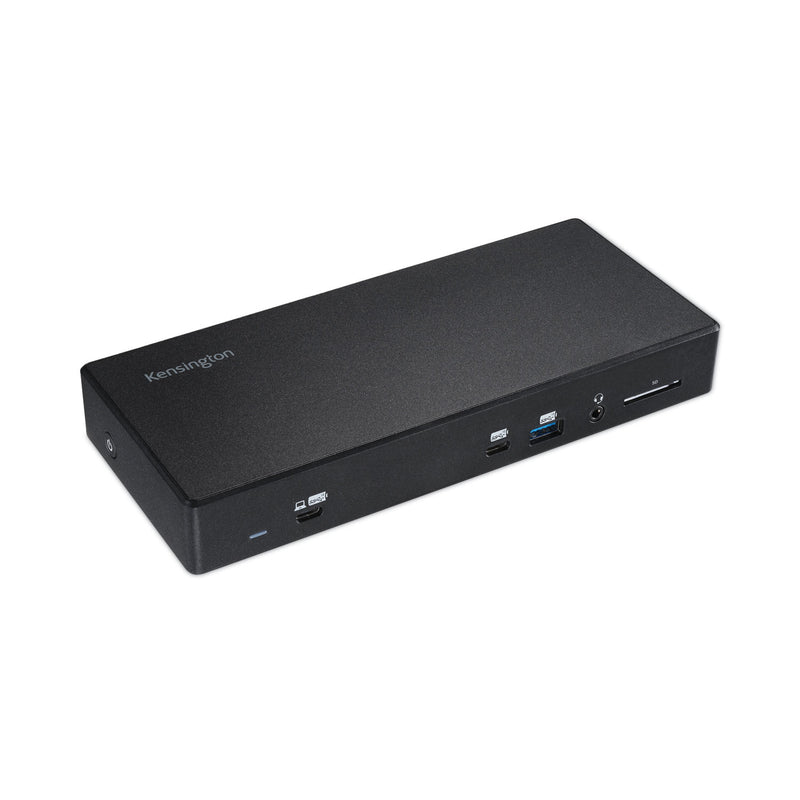 Kensington SD4850P USB-C 10 Gbps Dual Video Driverless Docking Station, Black