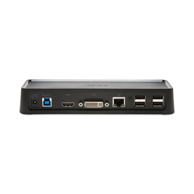 Kensington SD3600 5 Gbps USB 3.0 Dual 2K Docking Station, Black